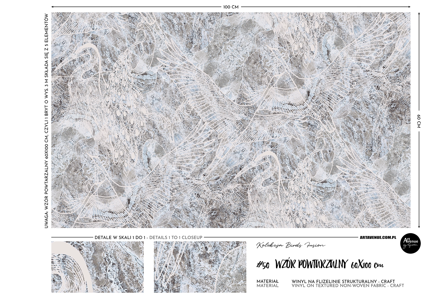 Tapeta na wymiar Birds Fusion #50 - obrazek 3