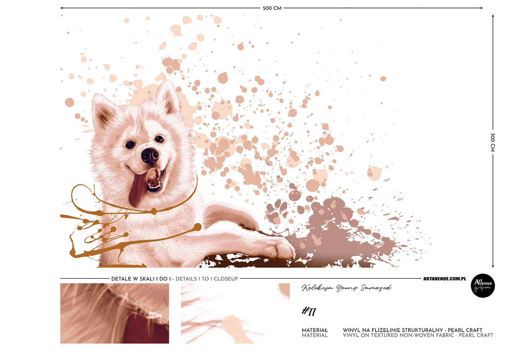 Tapeta na wymiar Young Samoyed #77 - obrazek 4