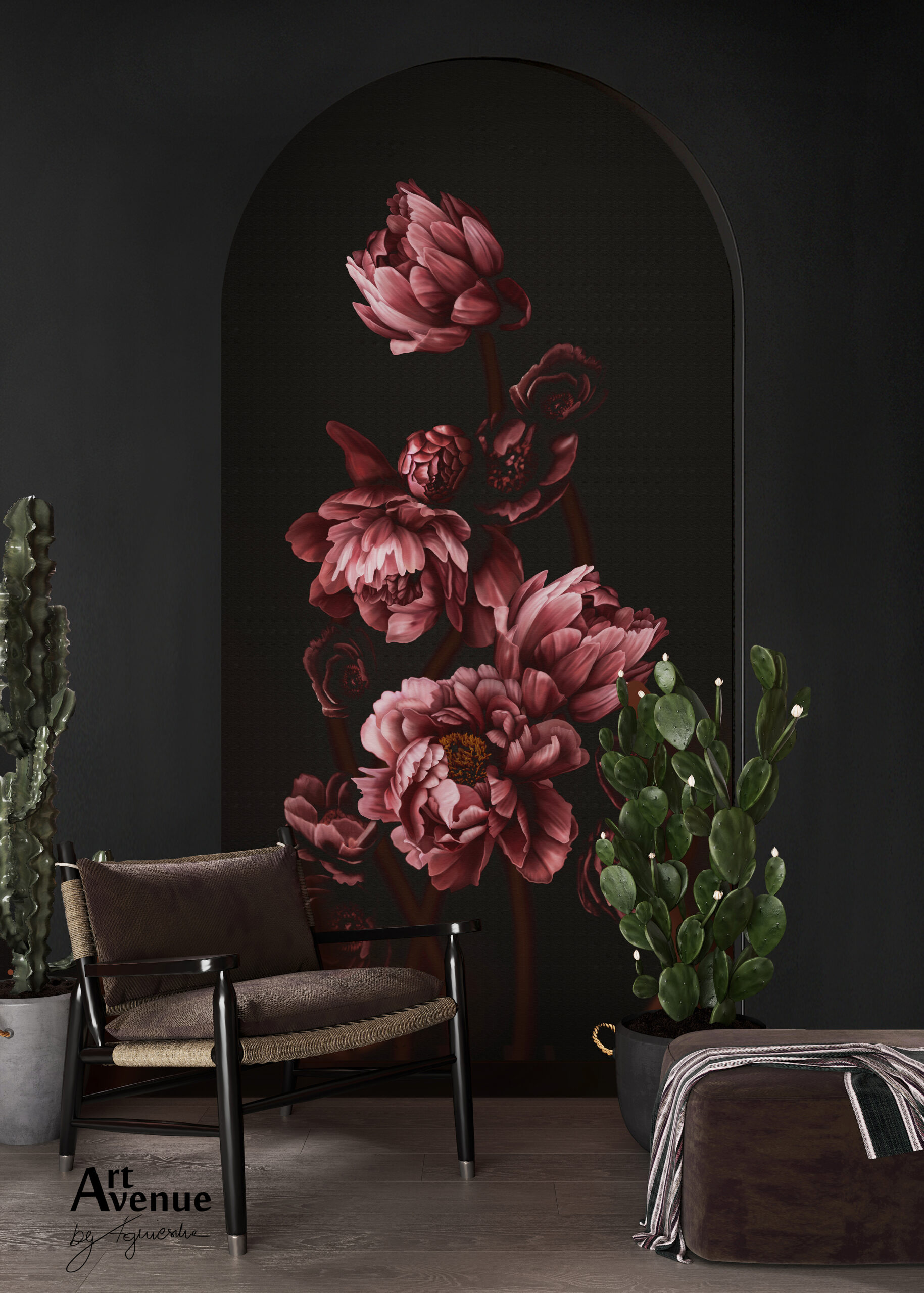 Tapeta w kształcie łuku Mysterious Plants #21