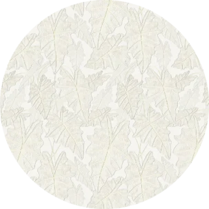 Tapeta w kształcie koła Mysterious Plants #23