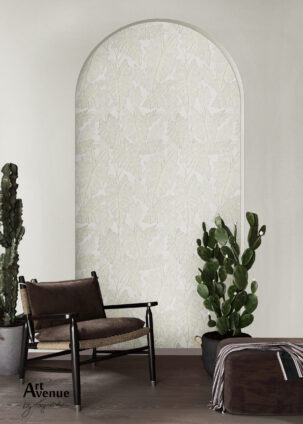 Tapeta w kształcie łuku Mysterious Plants #23