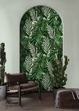 Tapeta w kształcie łuku Mysterious Plants #25