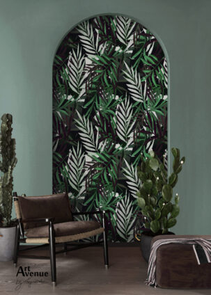 Tapeta w kształcie łuku Mysterious Plants #26