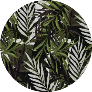 Tapeta w kształcie koła Mysterious Plants #27