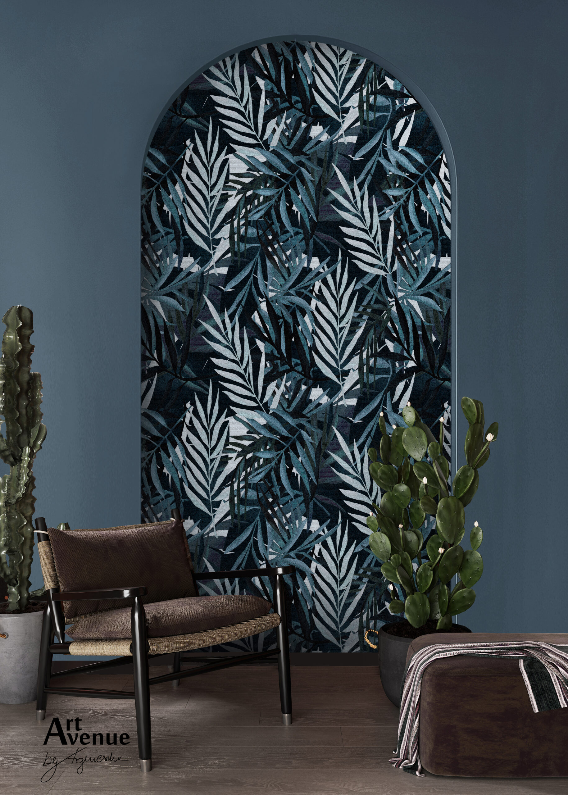 Tapeta w kształcie łuku Mysterious Plants #28