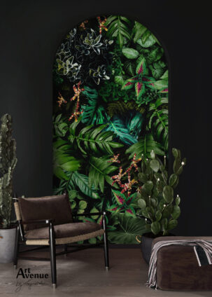 Tapeta w kształcie łuku Mysterious Plants #31