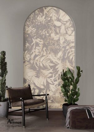 Tapeta w kształcie łuku Mysterious Plants #32
