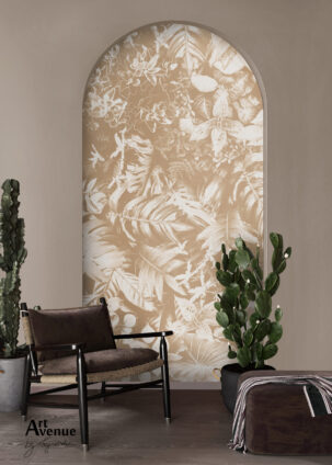 Tapeta w kształcie łuku Mysterious Plants #33