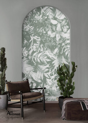 Tapeta w kształcie łuku Mysterious Plants #34