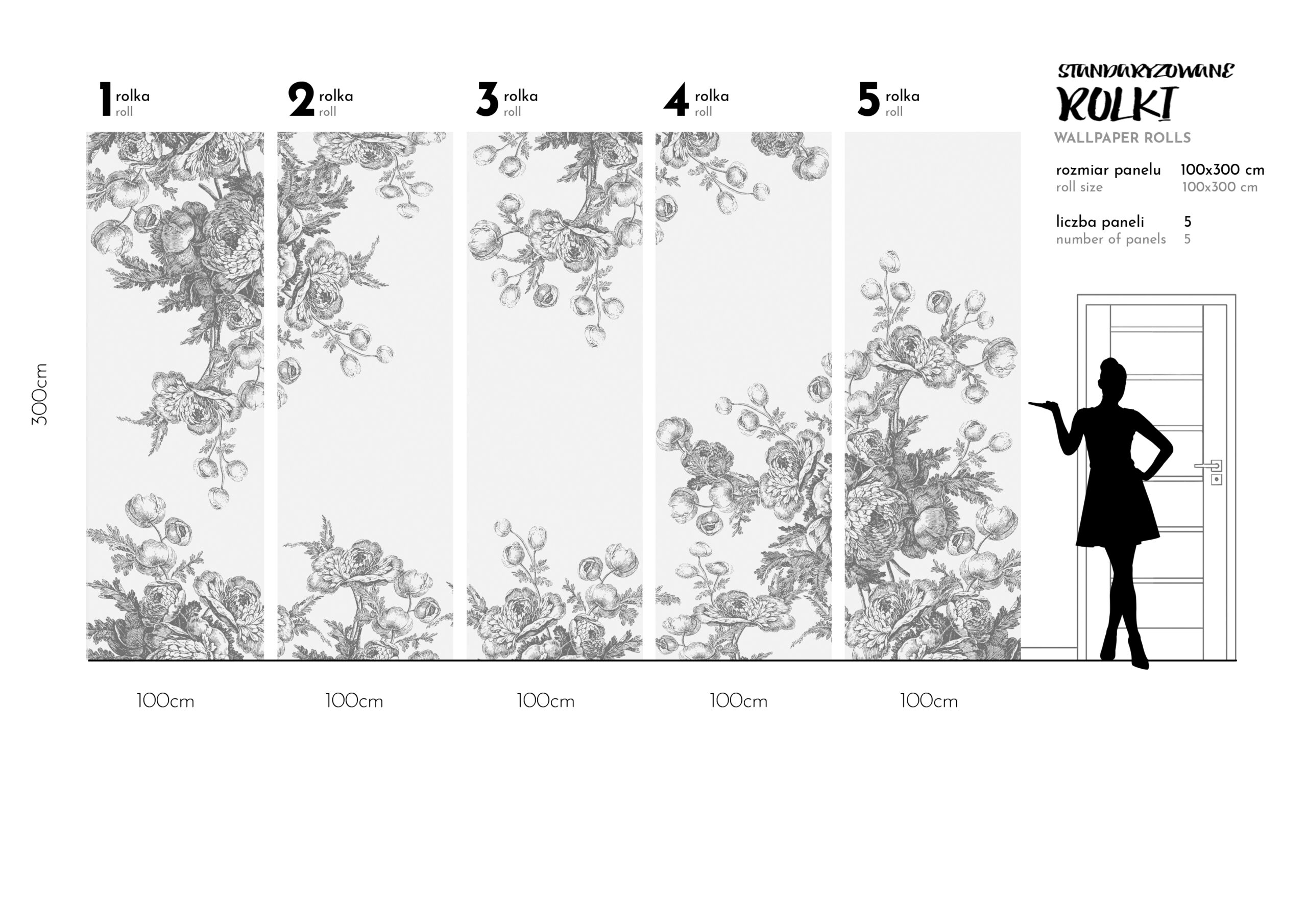 Tapeta na rolki Floral Elegance #36 - obrazek 4