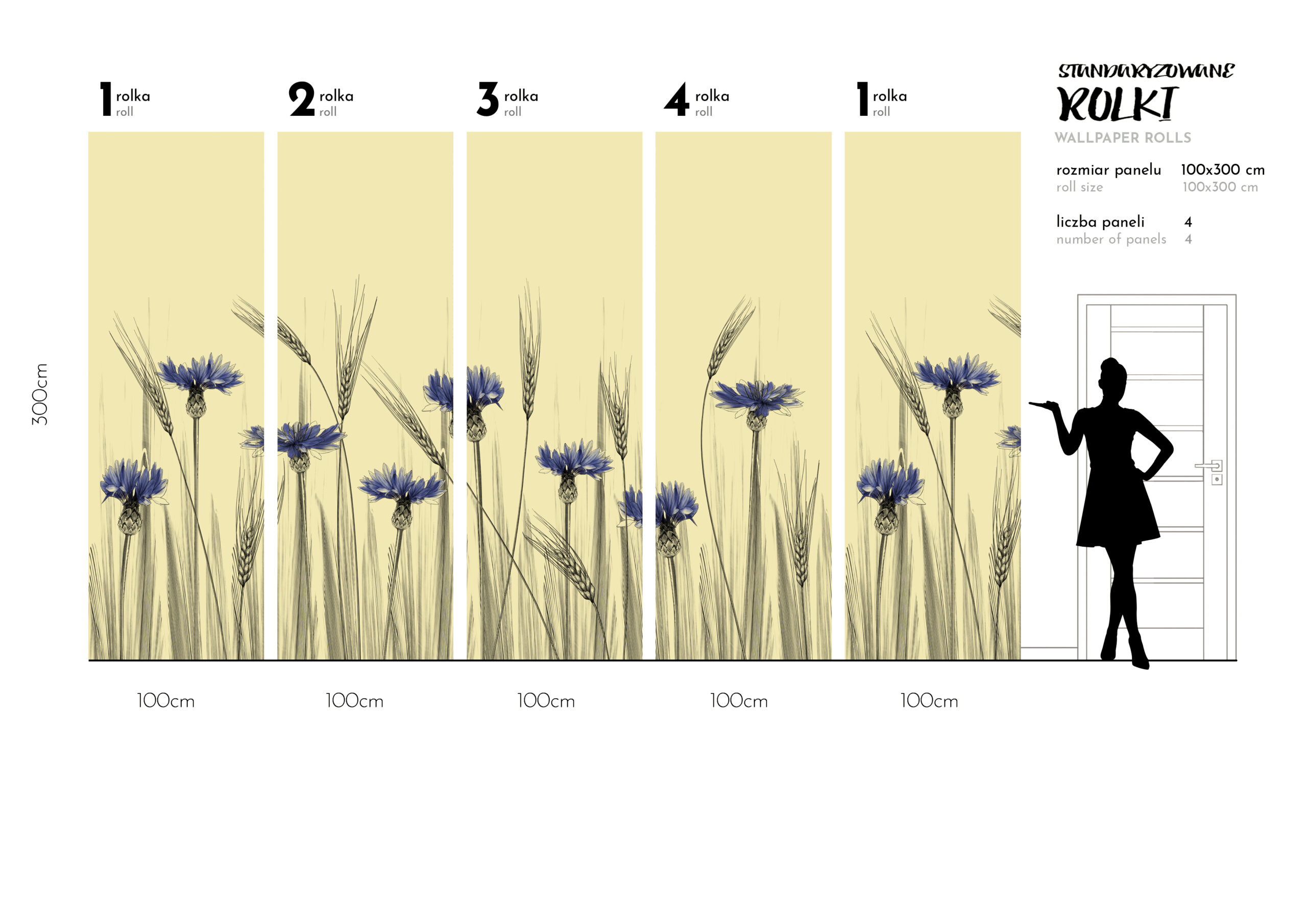 Tapeta na rolki Field Ears #66 - obrazek 4