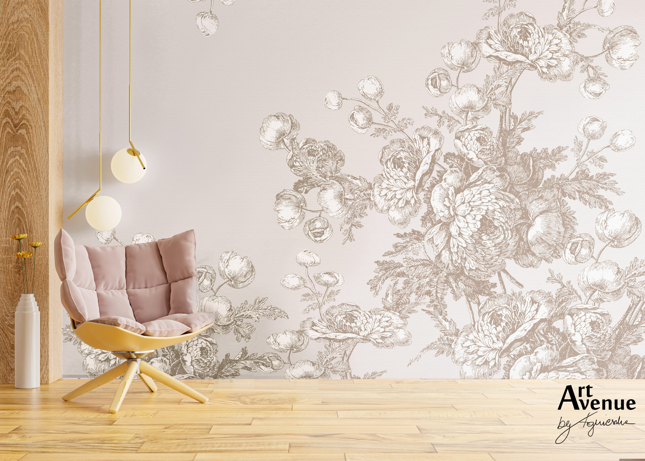 Tapeta na rolki Floral Elegance #35 - obrazek 4