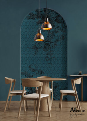 Tapeta w kształcie łuku Floral Elegance #40