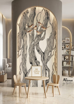 Tapeta w kształcie łuku Forest Secrets #53