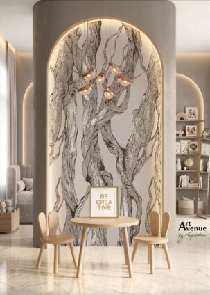 Tapeta w kształcie łuku Forest Secrets #54