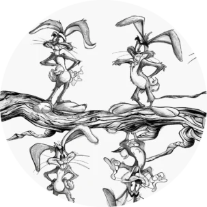 Tapeta w kształcie koła Forest Secrets #55