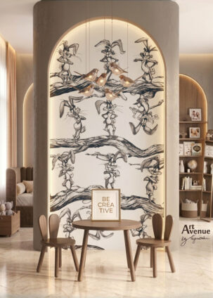 Tapeta w kształcie łuku Forest Secrets #55