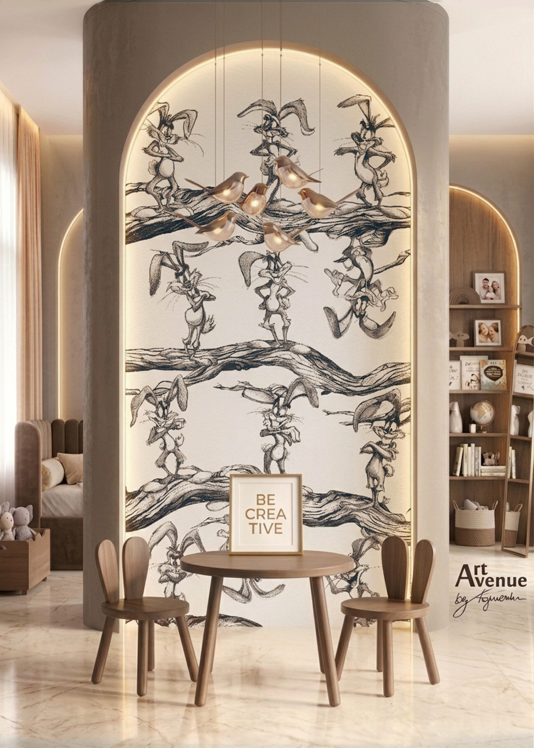 Tapeta w kształcie łuku Forest Secrets #55