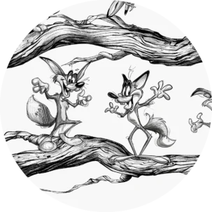 Tapeta w kształcie koła Forest Secrets #57