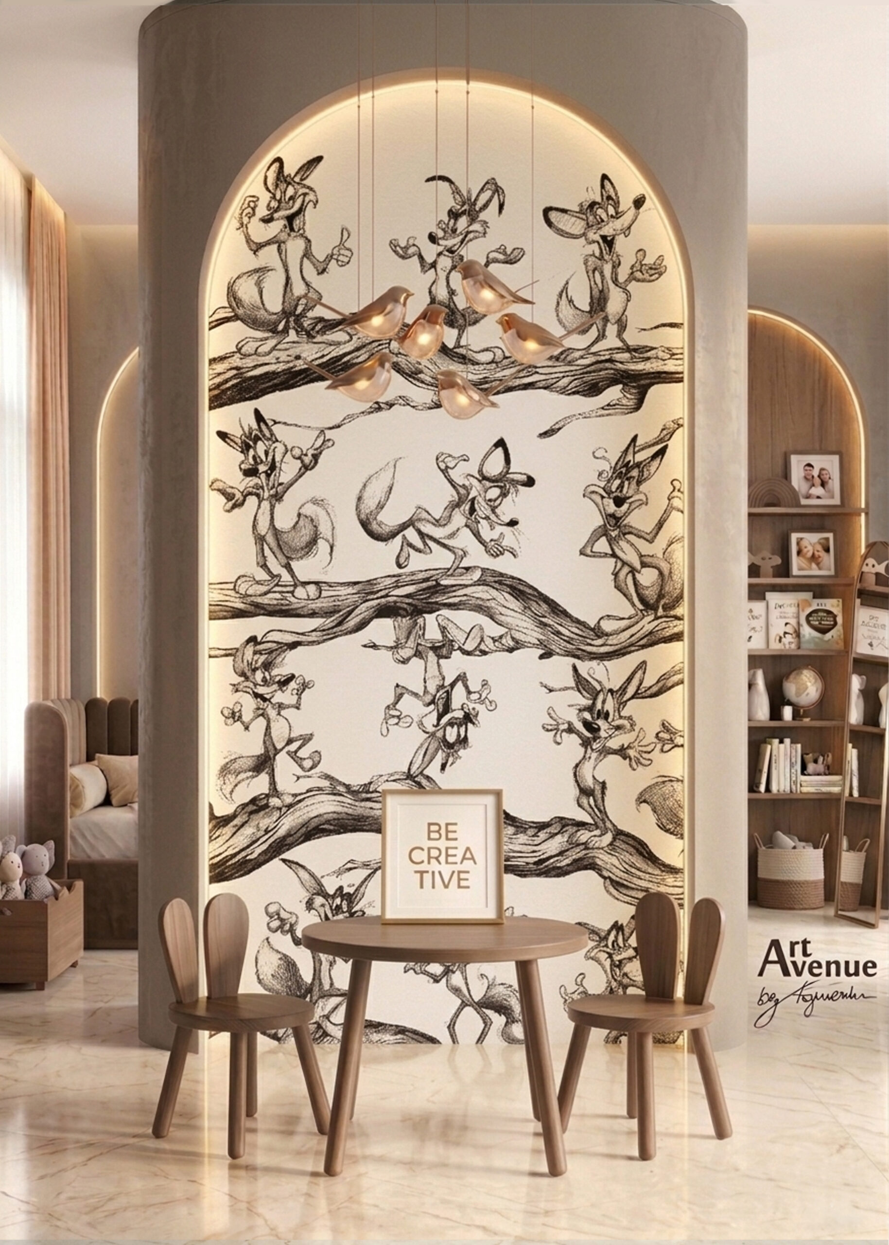 Tapeta w kształcie łuku Forest Secrets #57