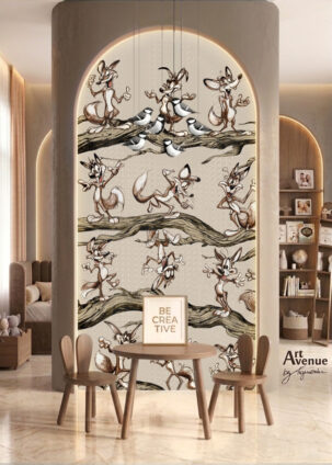 Tapeta w kształcie łuku Forest Secrets #58