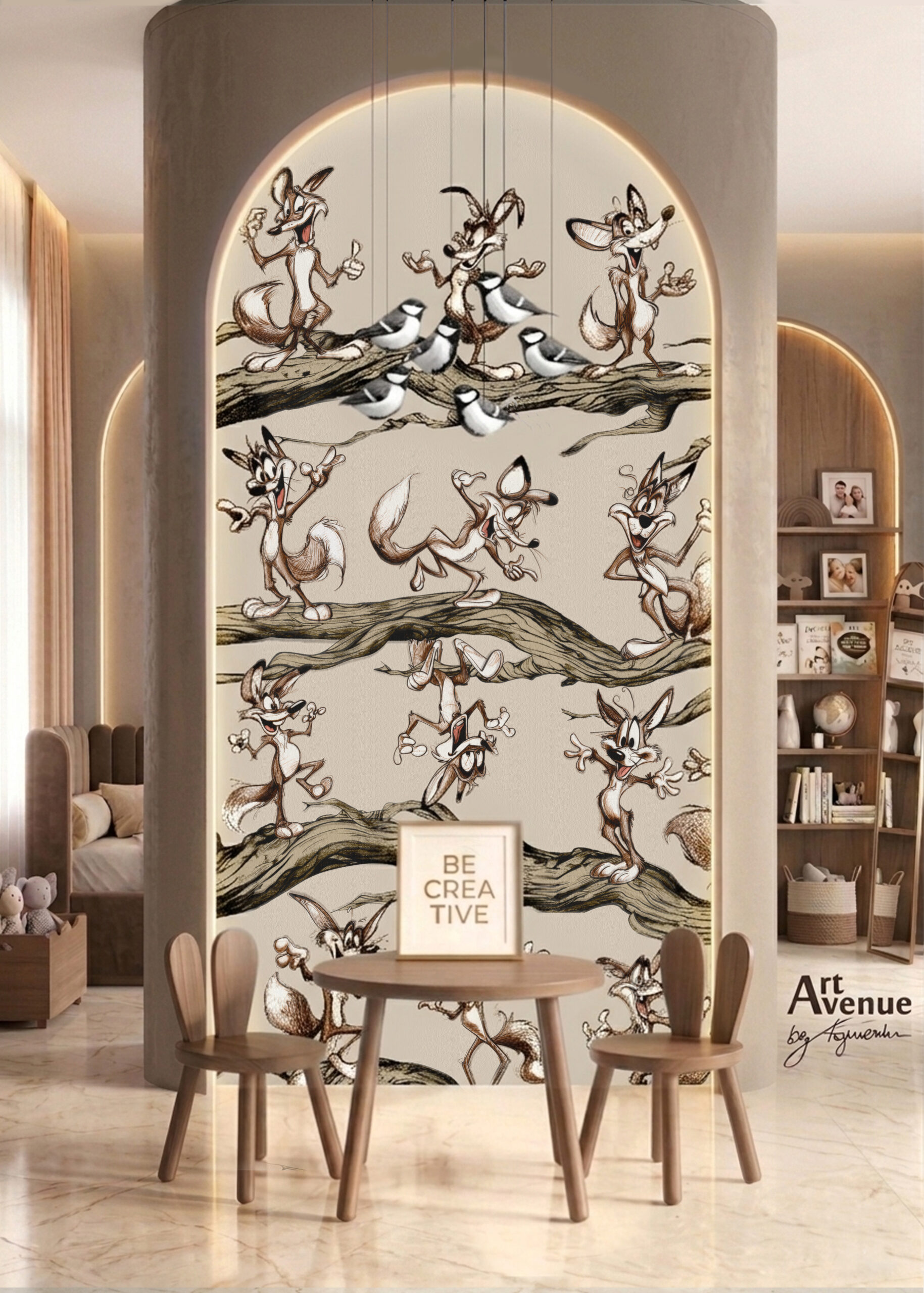 Tapeta w kształcie łuku Forest Secrets #58