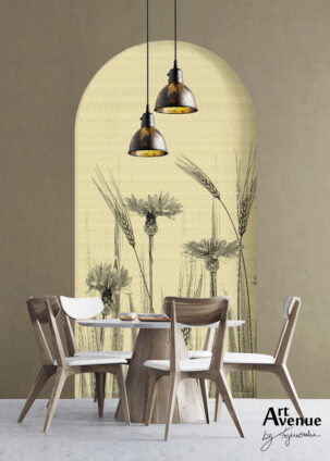 Tapeta w kształcie łuku Field Ears #65