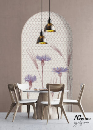 Tapeta w kształcie łuku Field Ears #68