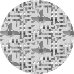 Tapeta w kształcie koła Geometric Visions #73