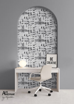 Tapeta w kształcie łuku Geometric Visions #73