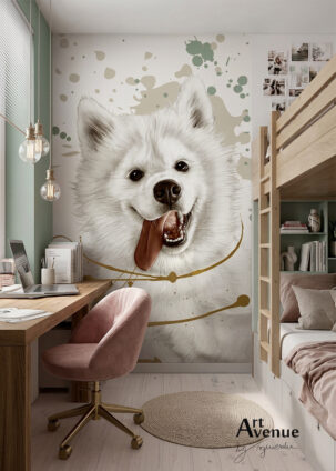 Tapeta na rolki Young Samoyed #75