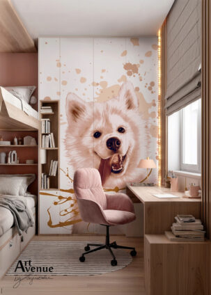 Tapeta na wymiar Young Samoyed #77