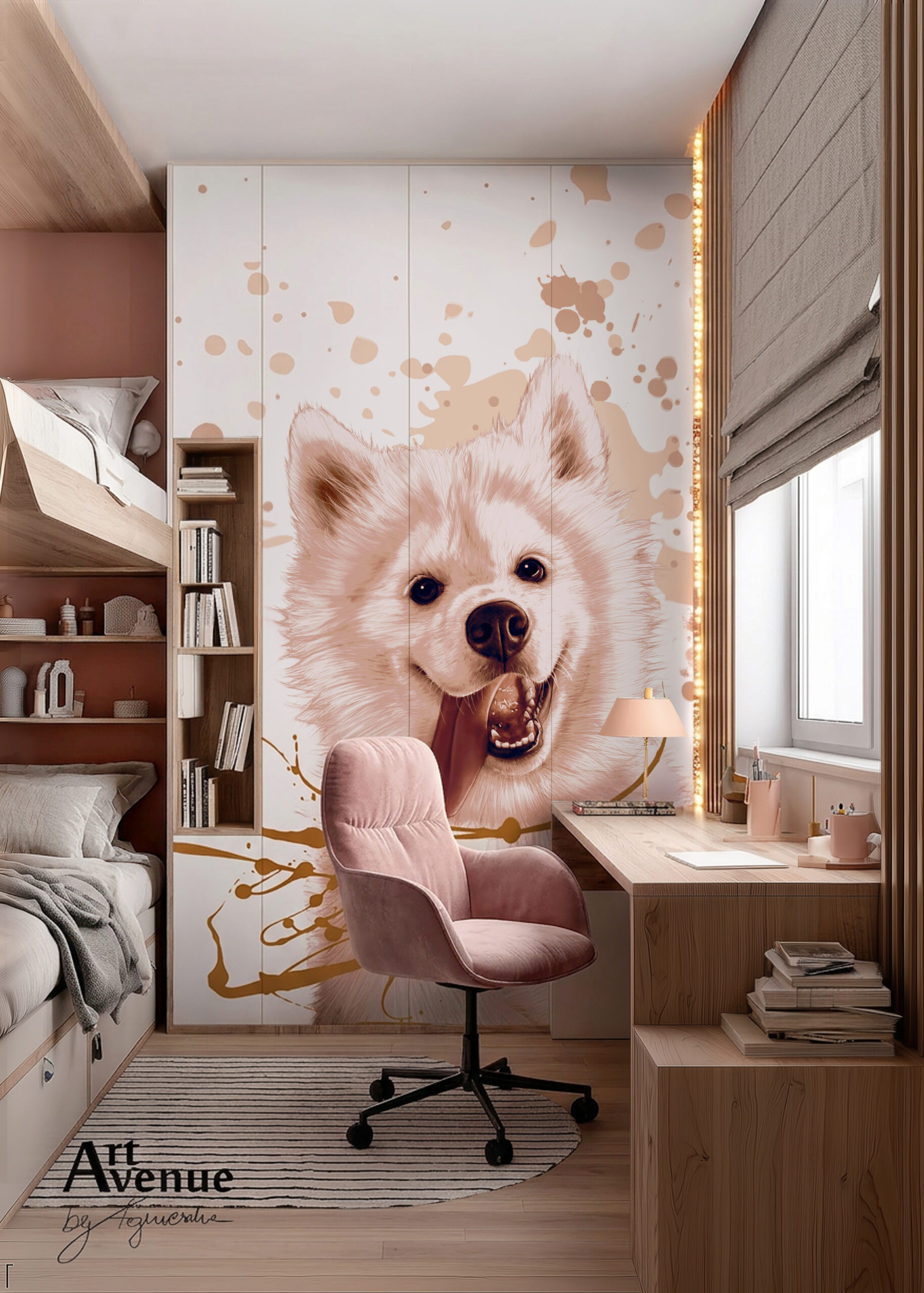 Tapeta na wymiar Young Samoyed #77