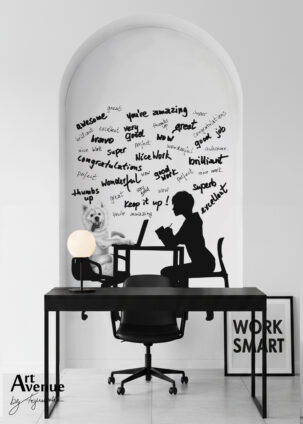 Tapeta w kształcie łuku Young Samoyed #78